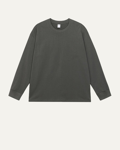 Long Sleeve — Charcoal — 1 front