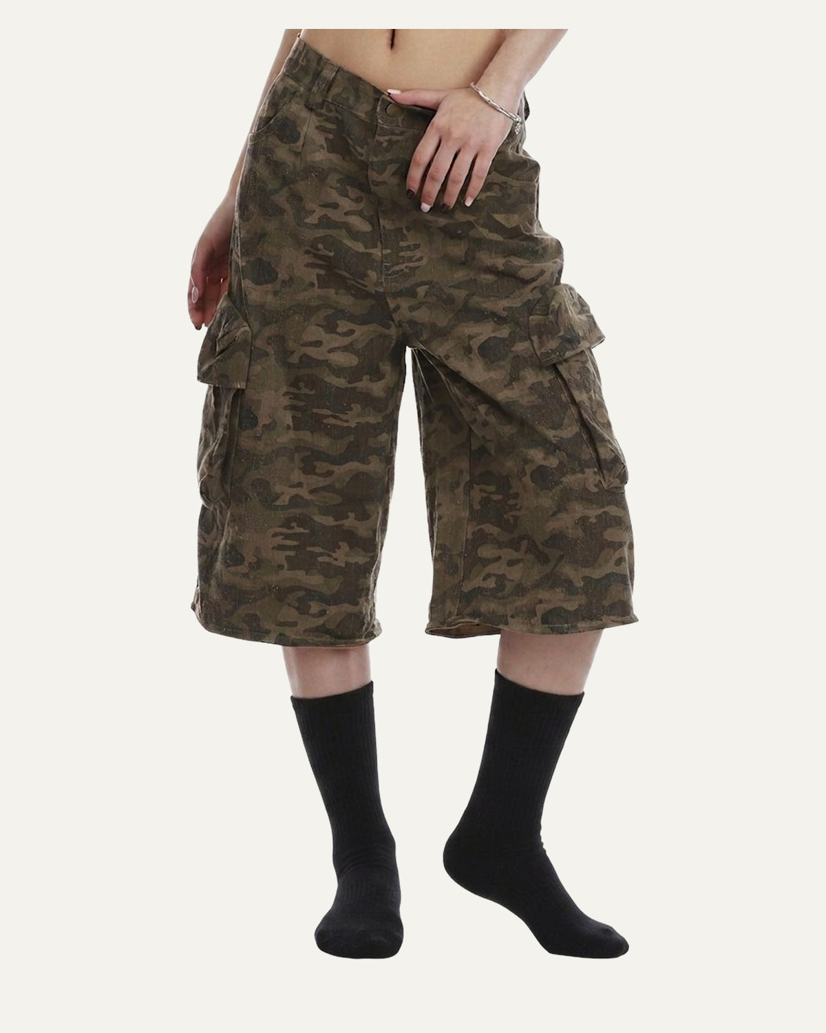 Camo Convertible Pants — Camo — 3 worn